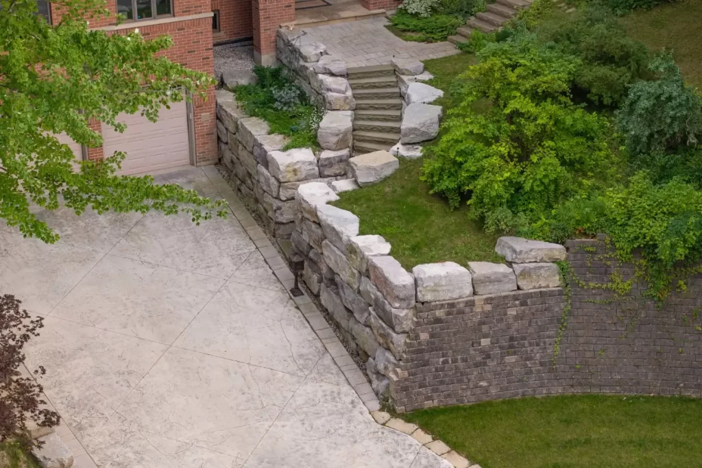 Professional retaining wall repair